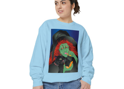 Mirror, Mirror A Witch's Touch Unisex Garment-Dyed Sweatshirt