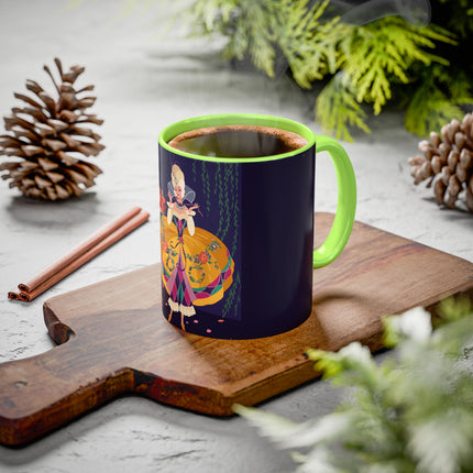 Moonlit Masquerade: The Fairy Queen's Ball Colorful Mug (11oz, 15oz) – Fairy Tale Elegance, Fantasy Charm & Enchanted Style