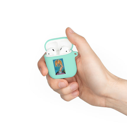 March & Aquamarine AirPods Case — Gem Series by Sofia Chiostri
