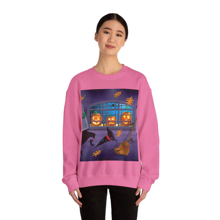 Whimsical Halloween Mischief Unisex Heavy Blend™ Crewneck Sweatshirt