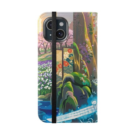 🐆⚔️ Circuit Samurai Jaguar Flip Case – Neon Power & Electric Honor