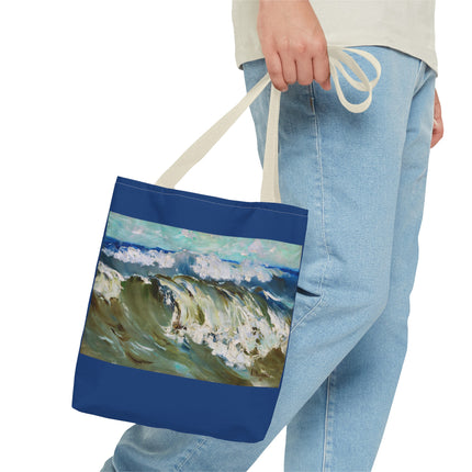 The Wave by Karl Hagemeister Tote Bag (AOP)