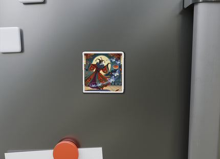 Court Magician with Ghost Butterflies Die-Cut Magnets (5 Sizes)