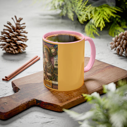 Madonna and Child by Carlo Crivelli Colorful Mugs (11oz, 15oz)