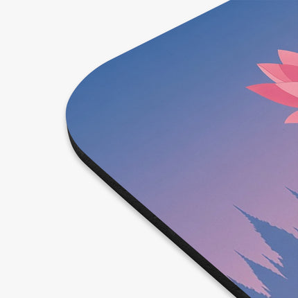 🪷🛶 The Lotus Lake Voyage Mouse Pad – Art Deco Garden Fantasy