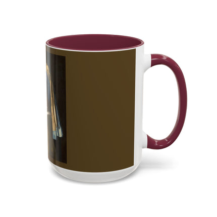 Girl with a Pearl Earring by Johannes Vermeer Colorful Mugs (11oz, 15oz)