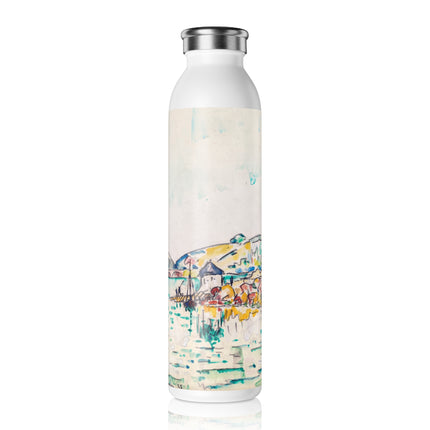 Concarneau by Paul Signac Slim Water Bottle