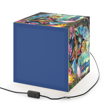 Cyberpunk Leopard Light Cube Lamp
