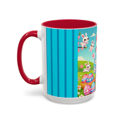 Springtime Kitten’s Easter Joy Colorful Mugs (11oz, 15oz)