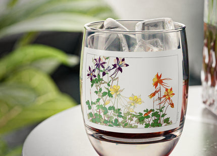 Aquilegia Flower by Tanigami Kônan Whiskey Glass