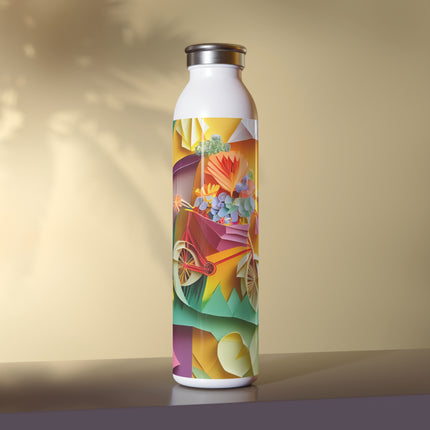 Origami Bicycle Slim Water Bottle