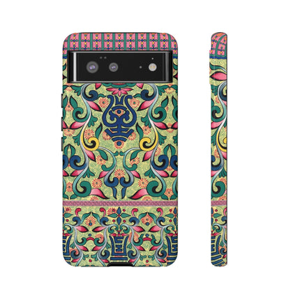 Colorful Flower Pattern by Owen Jones Phone Cases