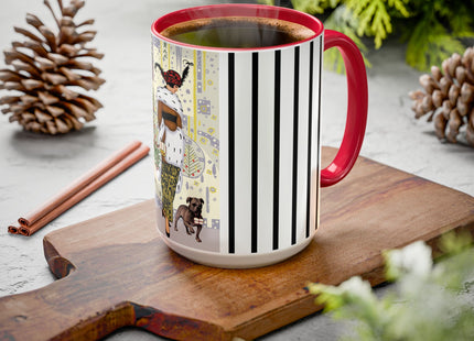 Wrapped in Elegance Colorful Mugs (11oz, 15oz)
