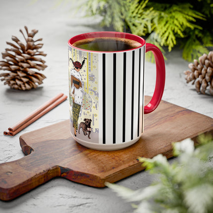 Wrapped in Elegance Colorful Mugs (11oz, 15oz)