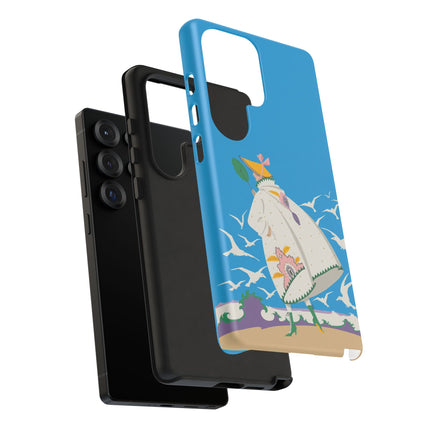 Seaside Wanderer Phone Case – Whimsical Charm & Coastal Delight