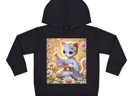 Daisy Chain Whimsy Toddler Pullover Fleece Hoodie