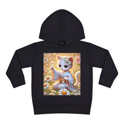 Daisy Chain Whimsy Toddler Pullover Fleece Hoodie