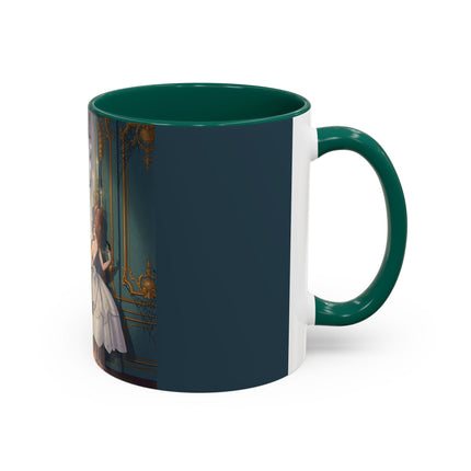 🕯️🎃 The Moonlit Manor Drawing Room Colorful Mug – Elegant Halloween Charm