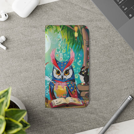 🦉✨ Owl's Magical Workshop Flip Case – Enchanted Wisdom & Arcane Wonder