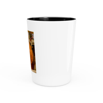 Flaming June by Frederic Leighton Ceramic Shot Glass