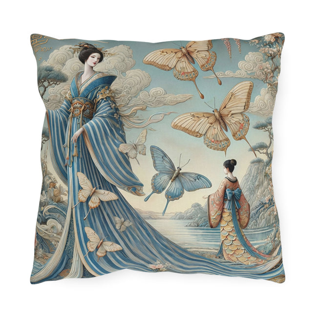 Butterfly Empress Outdoor Pillows – Graceful Butterflies & Timeless Elegance