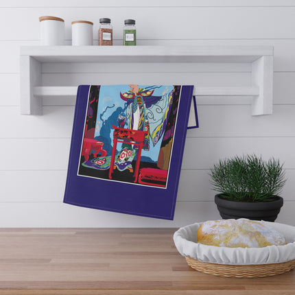A Visual Journey by Umberto Brunelleschi Kitchen Towel