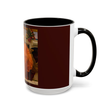 Flaming June by Frederic Leighton Colorful Mugs (11oz, 15oz)