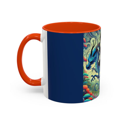 Mystic Guardian of the Sky Light Colorful Mugs (11oz, 15oz)