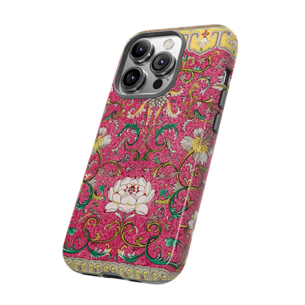 Pink Floral Pattern by Owen Jones Phone Cases
