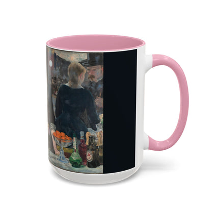 A Bar at the Folies-Bergère by Edouard Manet Colorful Mugs (11oz, 15oz)