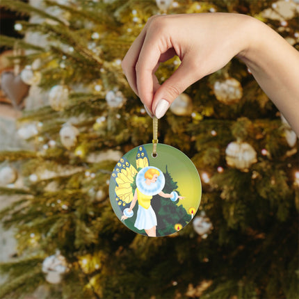 The Enchanted Encounter Glass Ornament