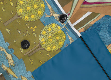 Eagle and Oak, Macaws and Corn by Maurice Pillard Verneuil Women’s Satin Pajamas