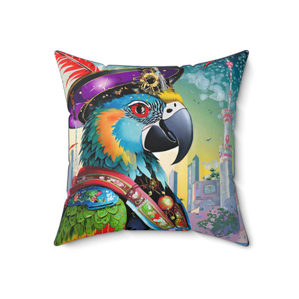 Tech Plumes Spun Polyester Square Pillow