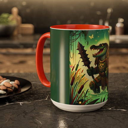 Swamp Tyrant Colorful Mugs (11oz, 15oz)