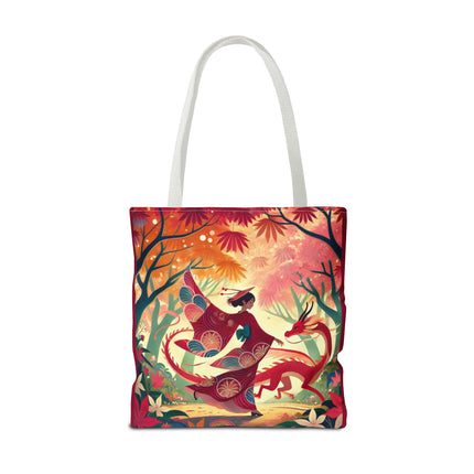 The Dragon Fairy’s Dance Tote Bag – Enchanted Grace & Spring Magic