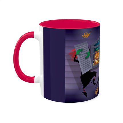 Whimsical Halloween Mischief Colorful Mugs, 11oz