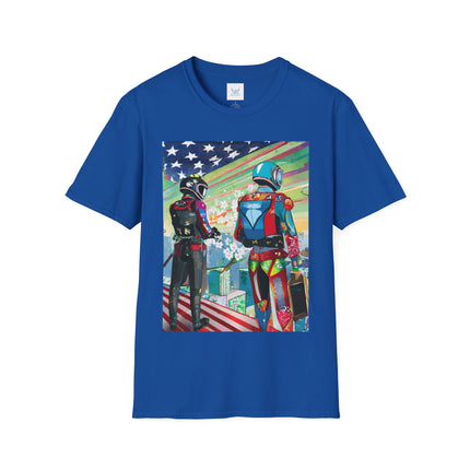 NSA Cyber Punk Computer Hacking Team Softstyle T-Shirt