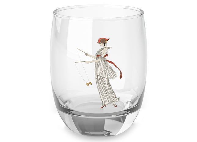 Robe de linon imprimé (Printed linen dress) by George Barbier Whiskey Glass