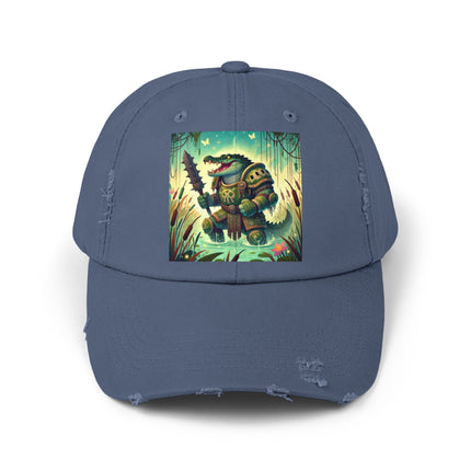 Swamp Tyrant Unisex Distressed Cap