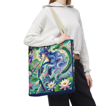 Fairy of the Koi Pond Tote Bag – Mystical Harmony & Pond Enchantment