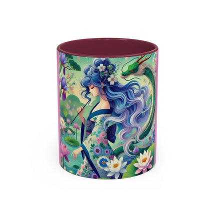 Fairy of the Koi Pond Colorful Mugs (11oz, 15oz)