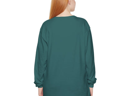 Whimsical Halloween Mischief Unisex Garment-dyed Long Sleeve T-Shirt