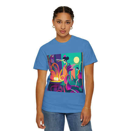 Dance of the Skeleton Ballerinas Unisex Garment-Dyed T-shirt