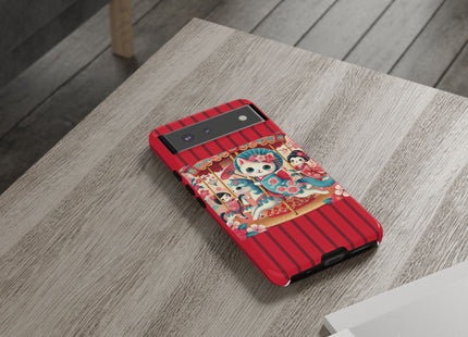 Geisha Kitten's Enchanted Carousel Phone Cases