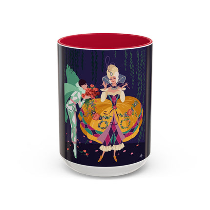 Moonlit Masquerade: The Fairy Queen's Ball Colorful Mug (11oz, 15oz) – Fairy Tale Elegance, Fantasy Charm & Enchanted Style