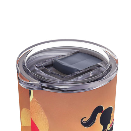 Art Deco Valentine's Romance Skinny Matte Tumbler, 20oz