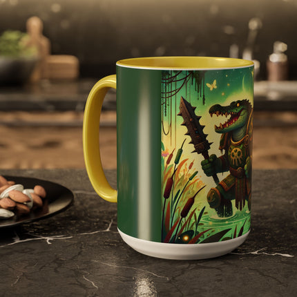 Swamp Tyrant Colorful Mugs (11oz, 15oz)