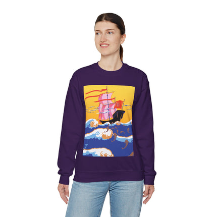 Golden Seas and Whimsical Dreams Heavy Blend™ Crewneck Sweatshirt