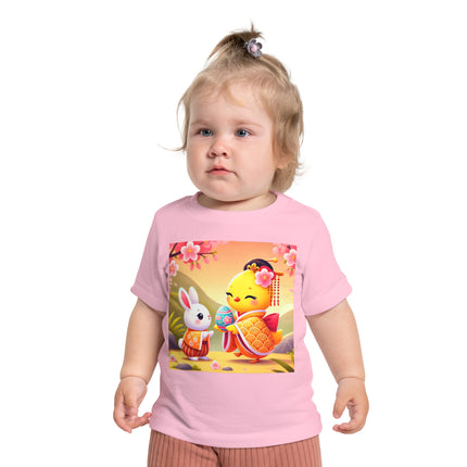 Whimsical Springtime Exchange Baby Short Sleeve T-Shirt