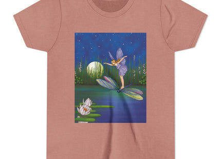Fairy on a Dragonfly by Ida Rentoul Outhwaite Youth Short Sleeve Tee